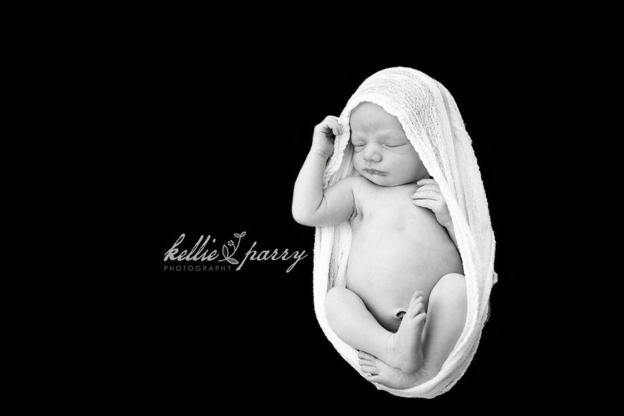 Classic Baby Black and White Womb Baby