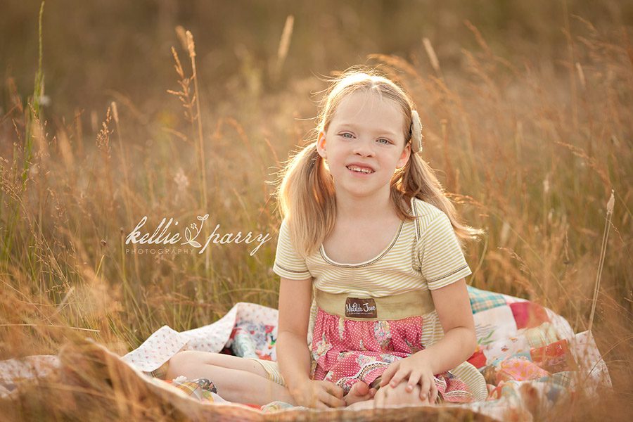 Seven year old smiles