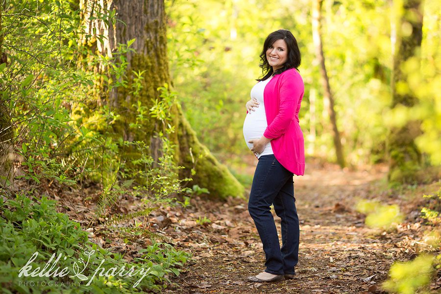 Pregnant in the park