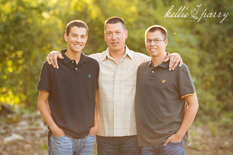 dad and sons