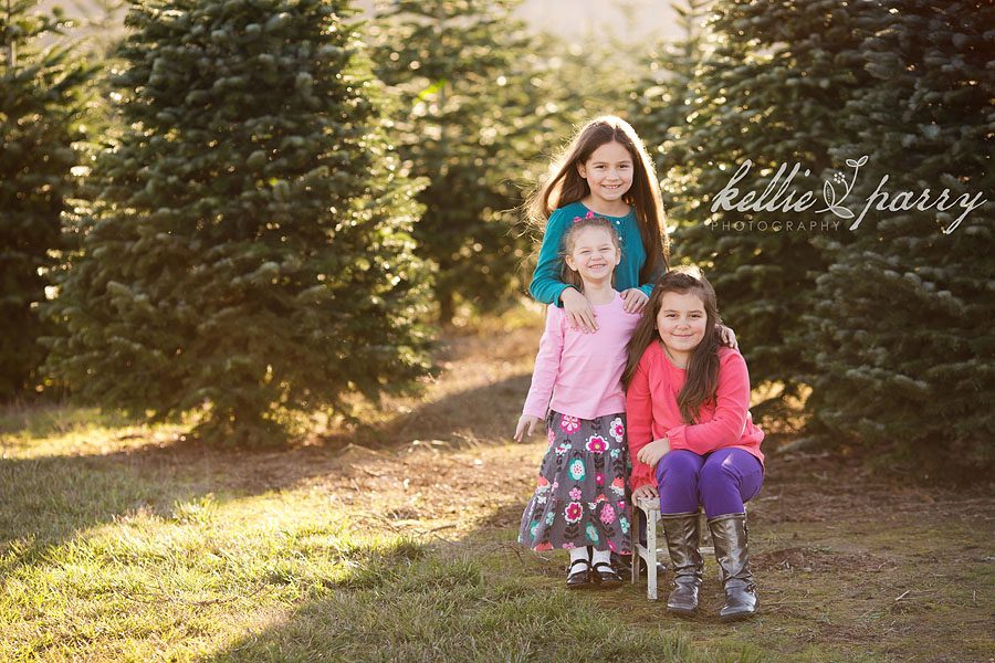 winter girls portrait