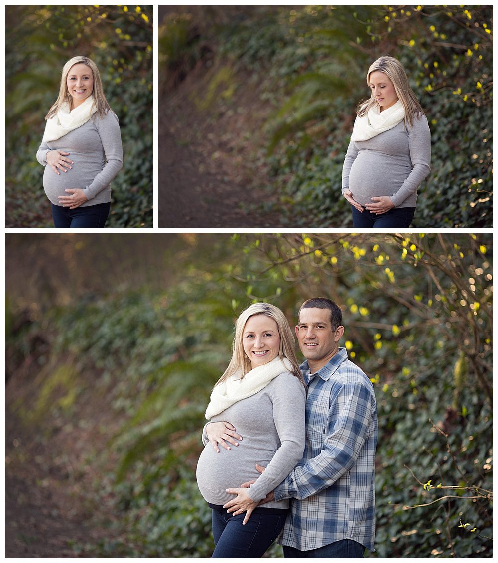 spring maternity portrait session