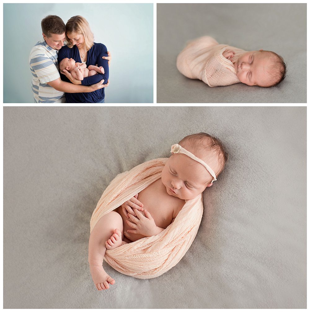 newborn with parents