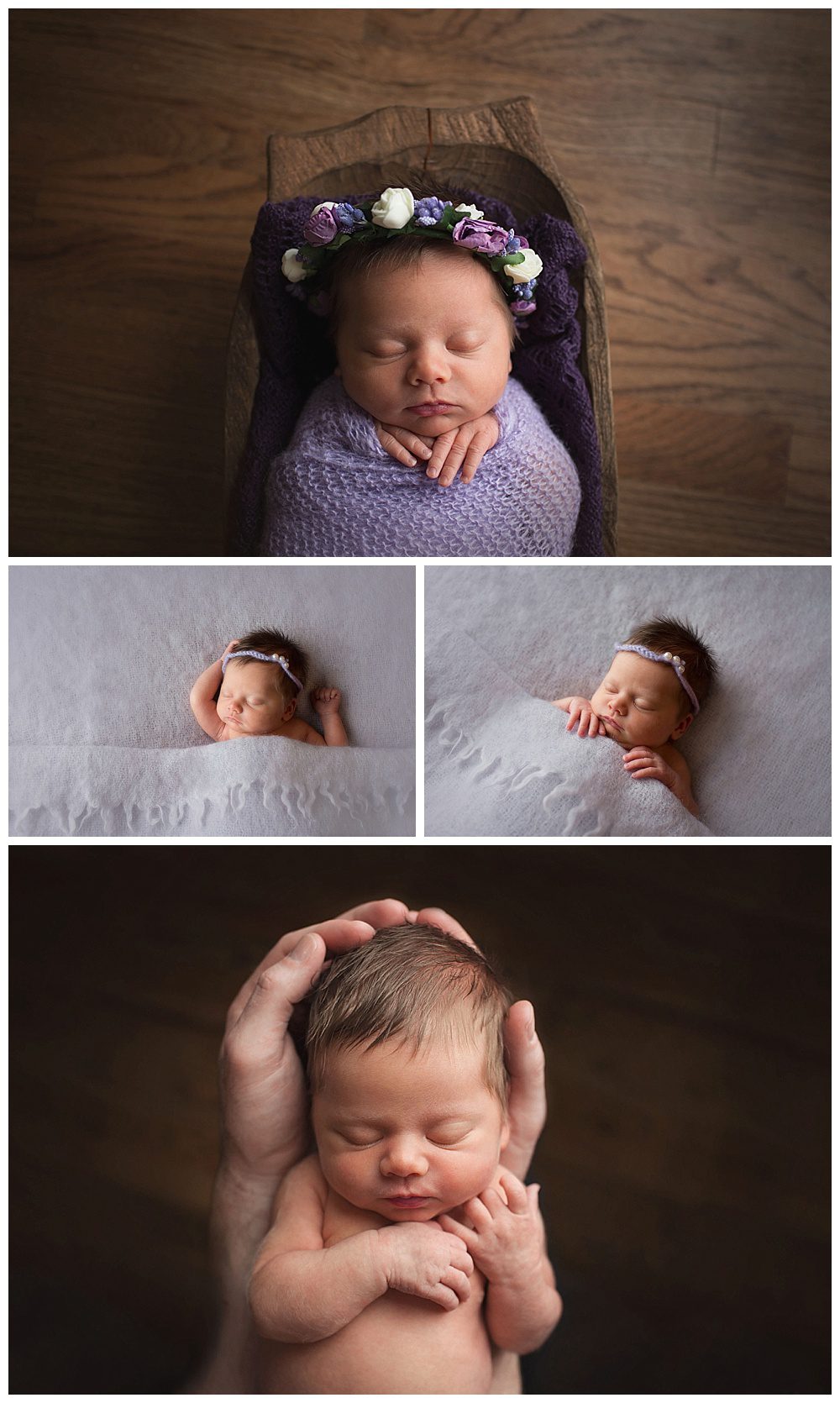 sleeping newborn baby