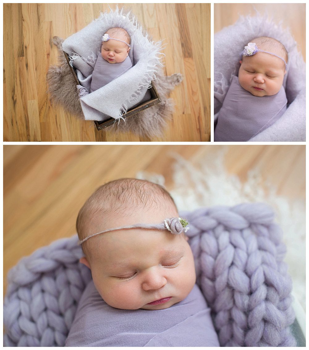 purple newborn