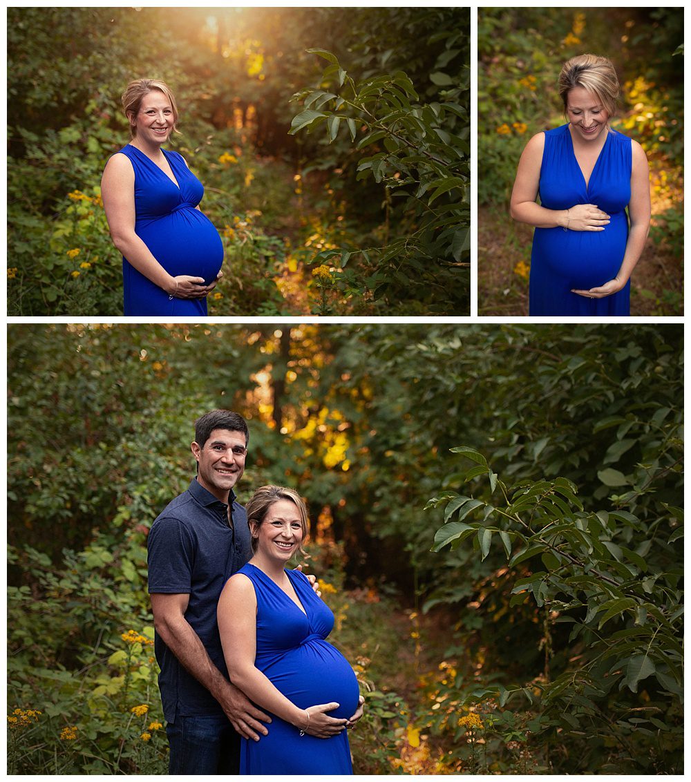 blue maternity