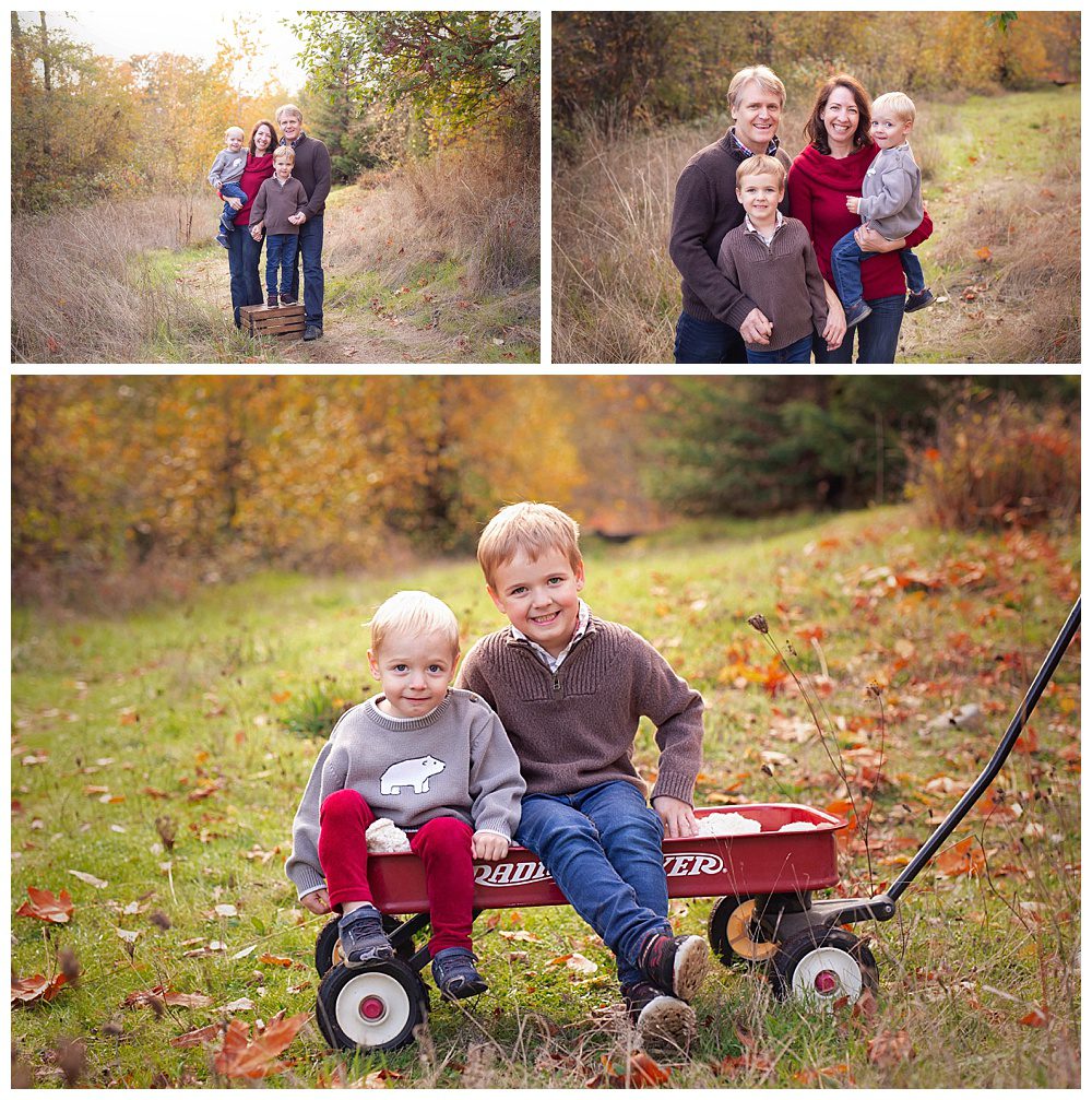 fall family photos in park