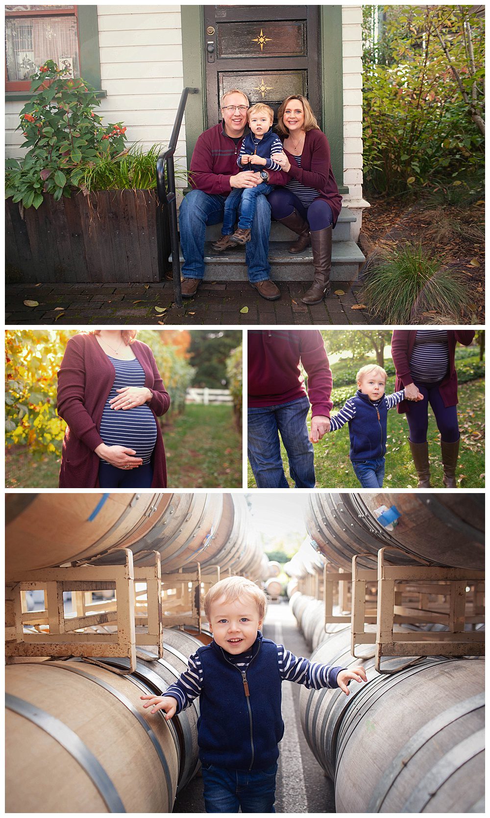 maternity photos at mcmenamins edge field