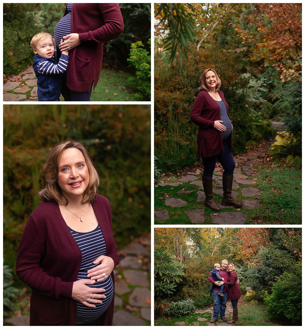 maternity photos in the fall