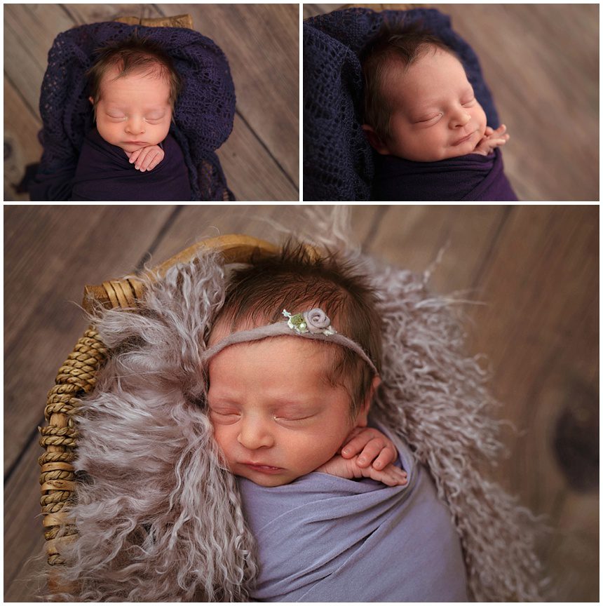 purple newborn