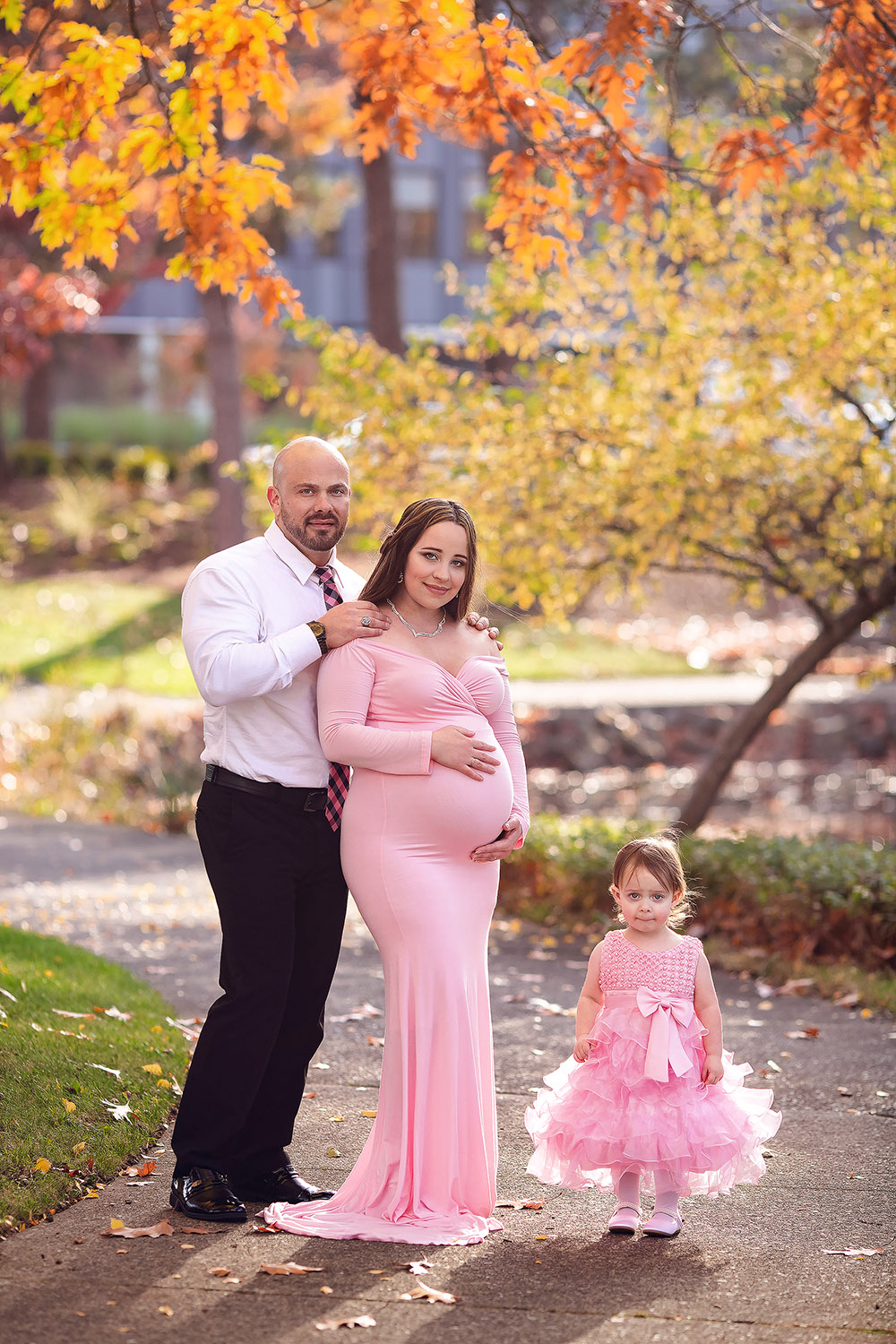 pink maternity