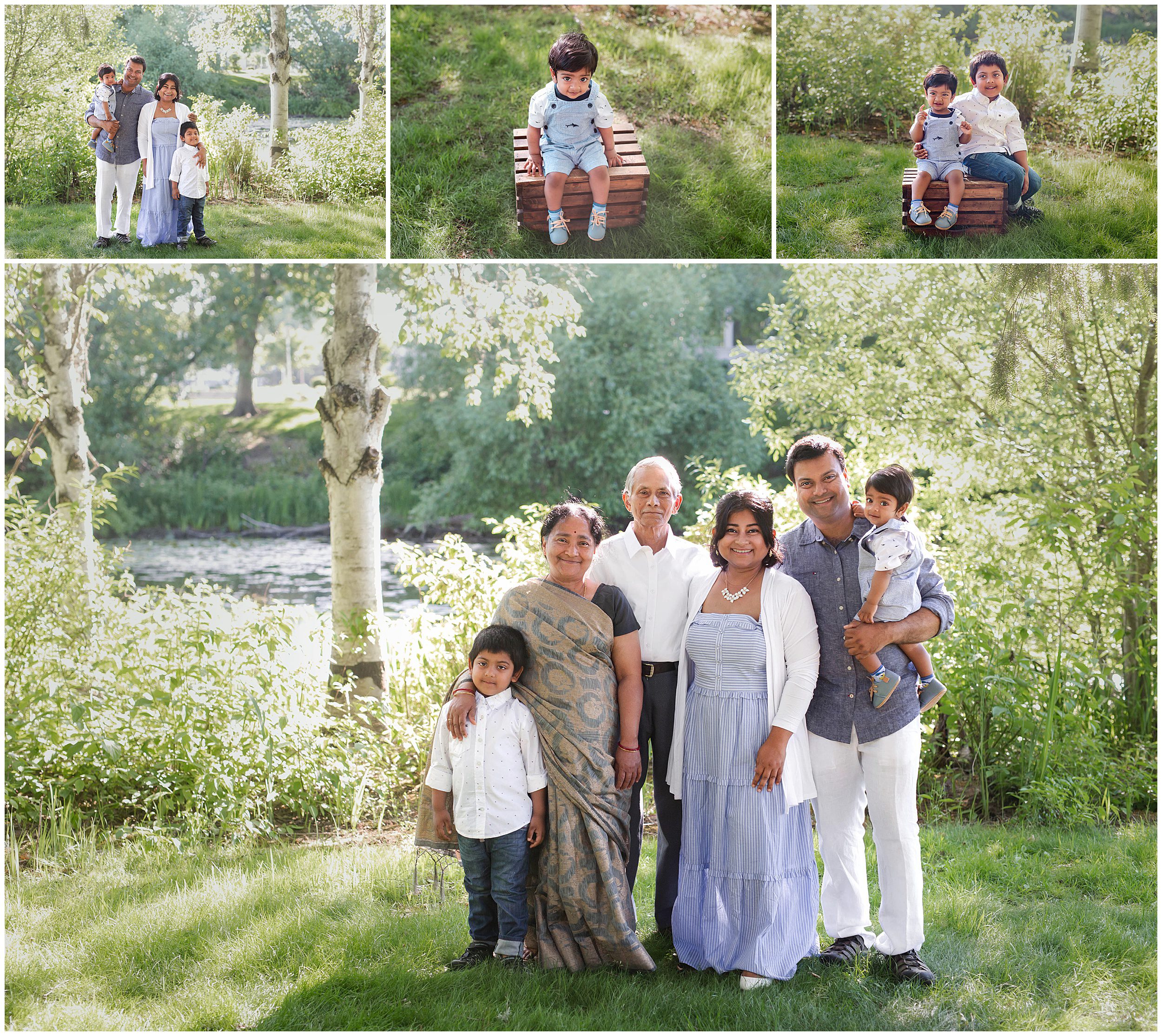 family photos outdoors