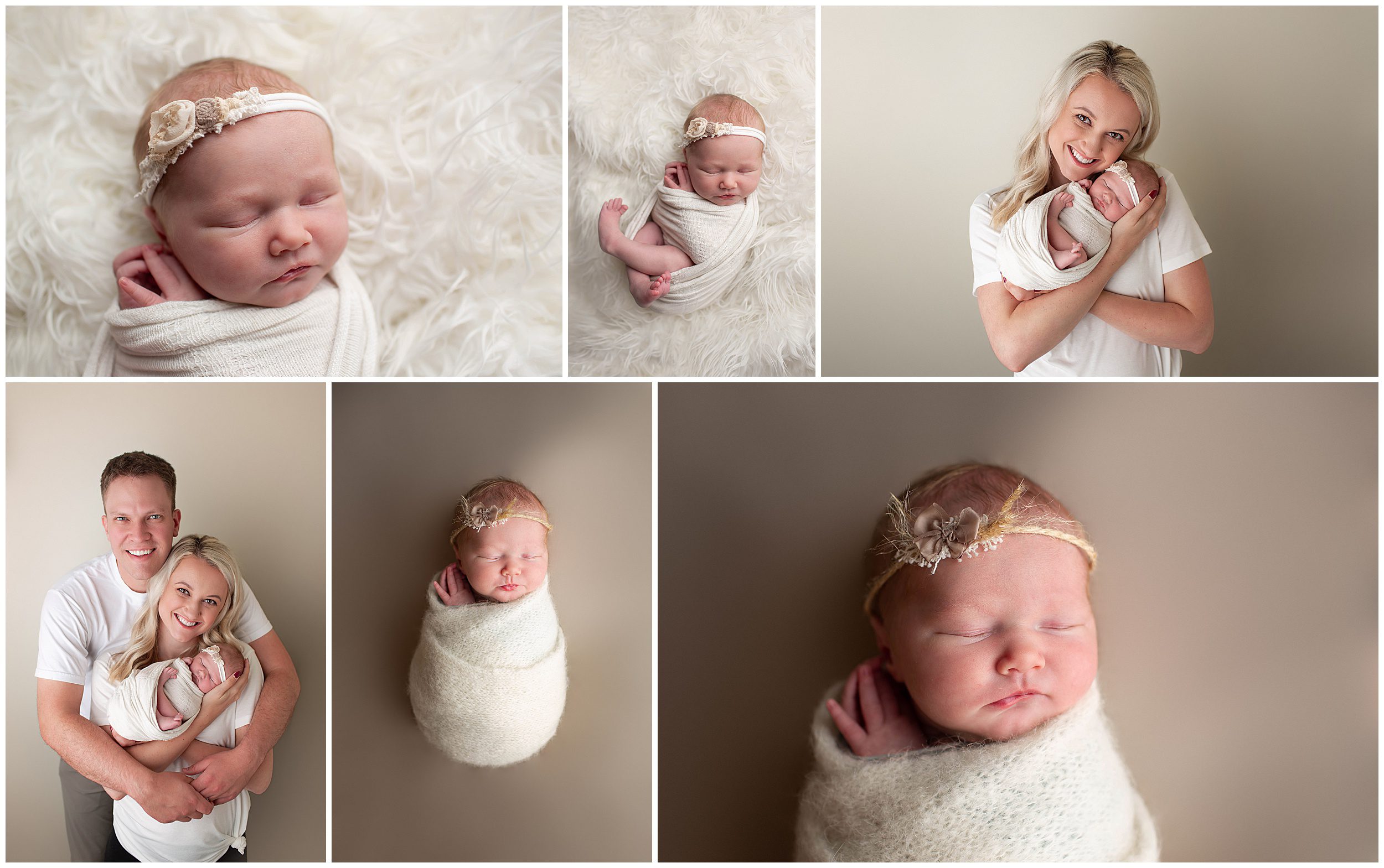 newborn with parents